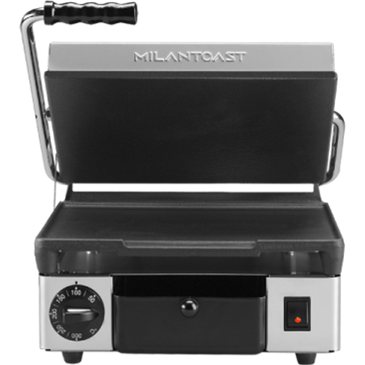 Premium Kontaktgrill Gusseisenplatte glatt, oben und unten
