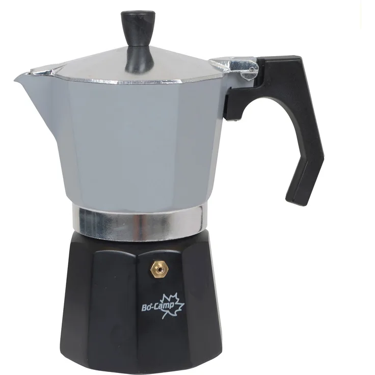Bo-Camp Urban Outdoor Unisex Espressopercolator, Grijs-Zwart, One Size