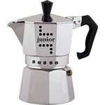 Bialetti Junior Espressokanne, Aluminium, Silber, 2 Tassen