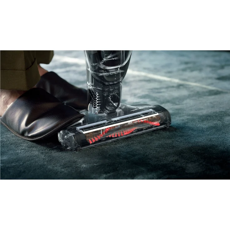 AEG QX9-1-ANIM Handstaubsauger, 55 min Akkubetrieb, LED-Frontlicht, 180° Drehgelenk, Bürstenreinigungsfunktion, freistehend, Shale Grey  – Bild 7