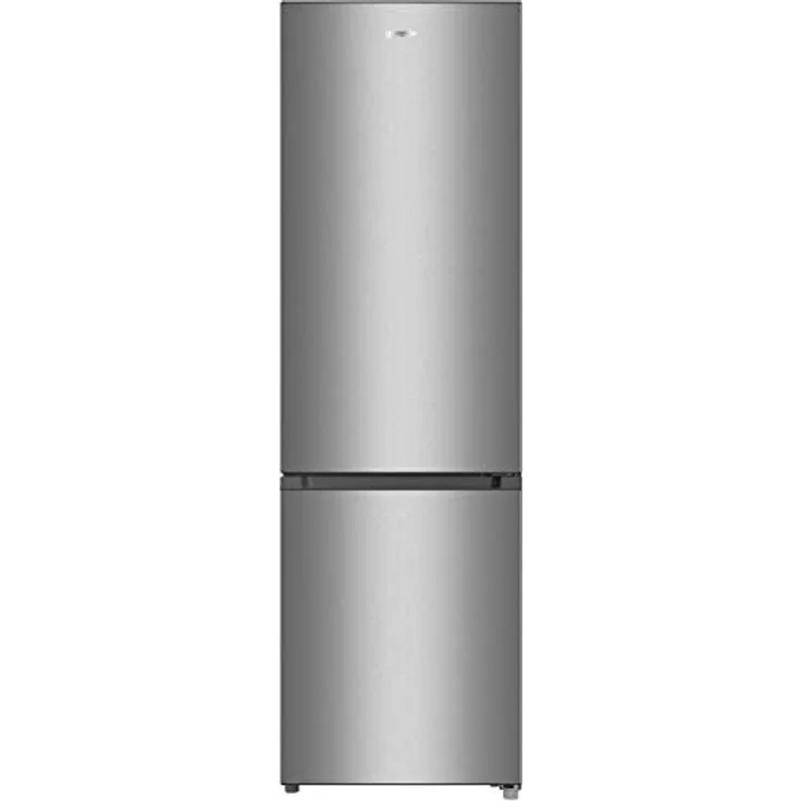 Gorenje RK 4182 PS4 Kühl-Gefrierkombination, freistehend, silber, Abtauautomatik im Kühlteil, LED, Breite 55 cm – Bild 1