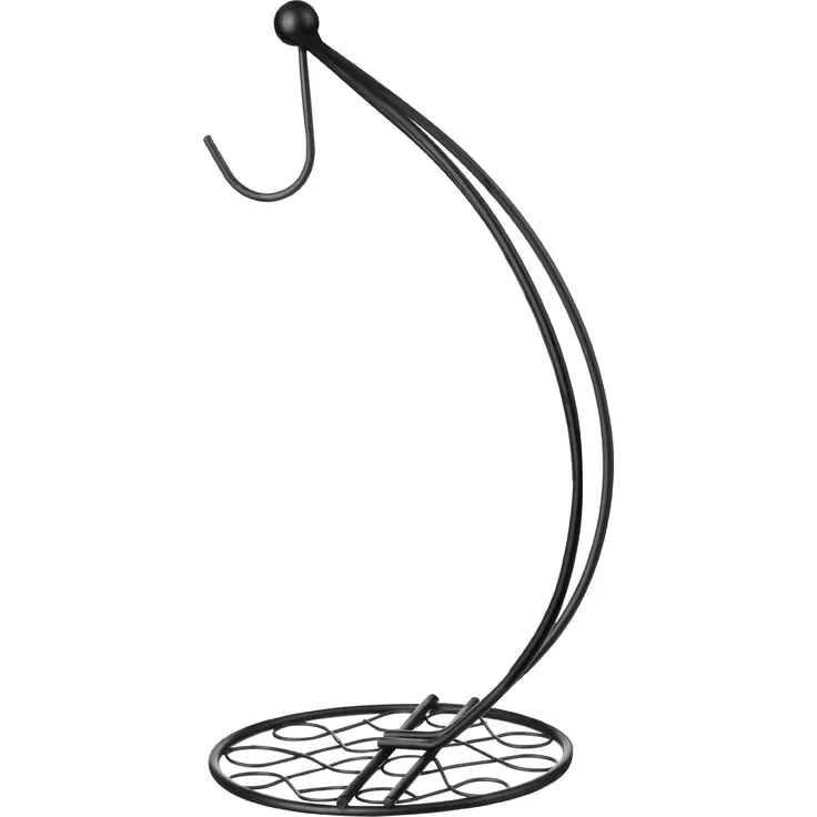 Premier Housewares Bananenständer , Metall, Schwarz