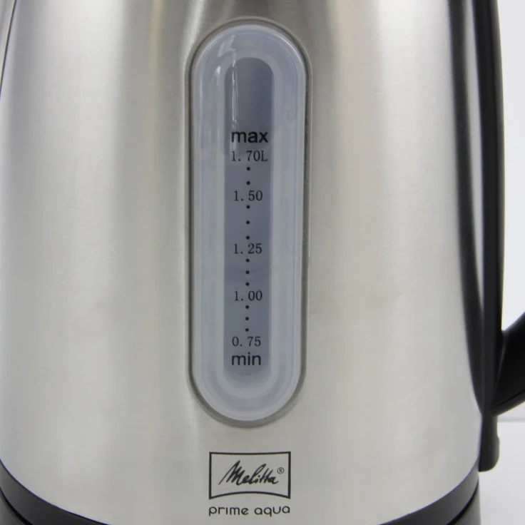 Melitta 1018-02 Prime Aqua Edelstahl-Wasserkocher, 2200W, 1,7 L, Trockengehschutz – Bild 3