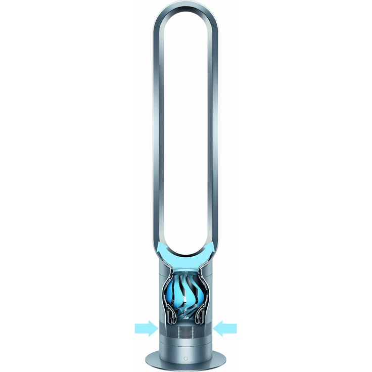 Dyson AM 07 Turmventilator, 56 Watt, mit Timer und Fernbedienung, Fernbedienung, Kunststoff, weiß, silber – Bild 9