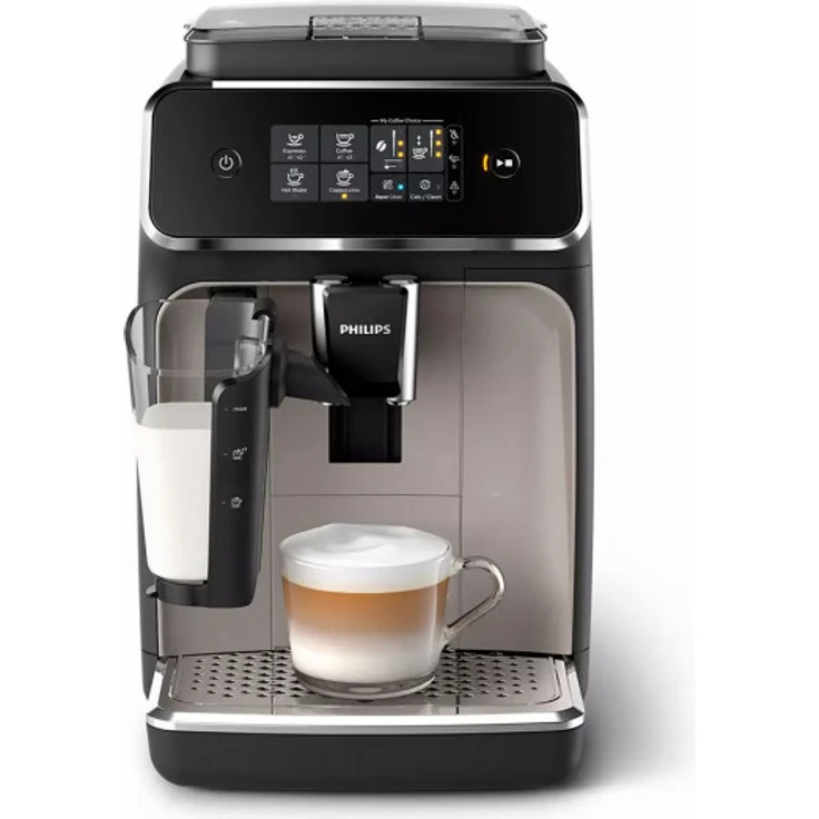 Philips 2200 Serie EP2235-40 Kaffeevollautomat 1,8l Wassertank, LatteGo Milchsystem, schwarz – Bild 1