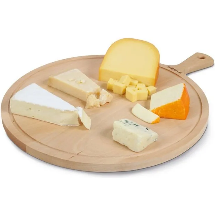 BOSKA HOLLAND Pizzaschneidebrett Explore Collection Amigo XL Pizza 53.5 cm, Buchenholz