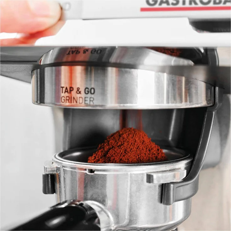 Gastroback Design Espresso Barista Pro Espressomaschine mit integriertem Mahlwerk, schwarz + Edelstahl – Bild 5
