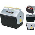 Igloo Playmate the Bosspassiver Kühler, passive Kühlbox, 13 L, schwarz-silber