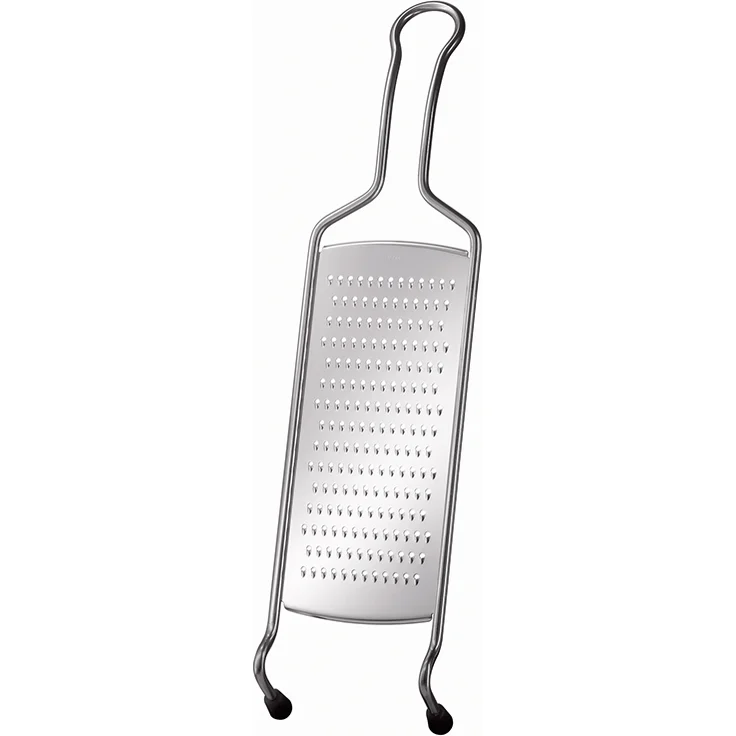 RÖSLE Feinreibe mit Drahtgriff, Edelstahl 18-10, 40,5 x 10,2 x 3,1 cm, Silikonfüße, Spülmaschinengeeignet – Bild 1