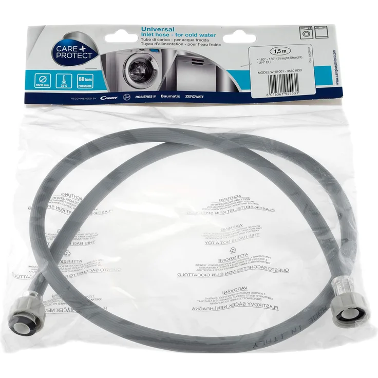 Care + Protect Kaltwasser Zulaufschlauch 1,5 m