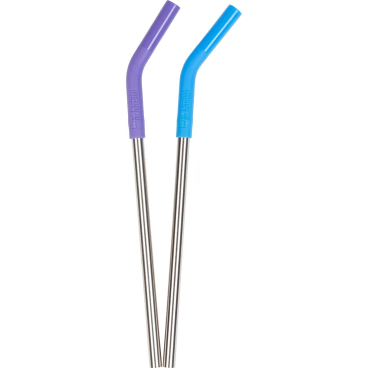 Klean Kanteen Trinkhalme, mehrfarbig, 2 Stück, für Erwachsene, Unisex, 226,1 mm H x 9,8 mm W