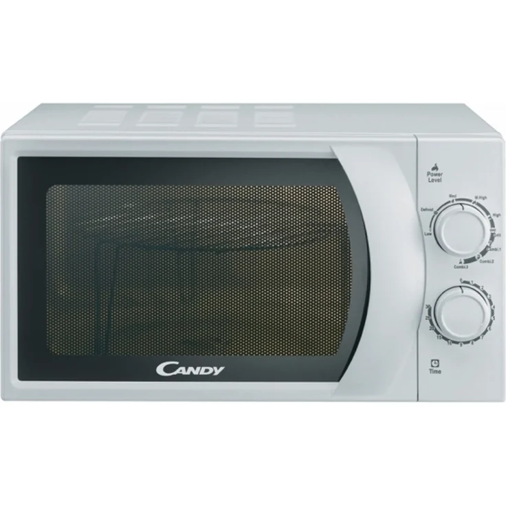 Candy CMG2071M Mikrowelle mit Grill, Standgerät, 20 Liter Garraum, 700 Watt, weiß, Kindersicherung, Garraumbeleuchtung – Bild 1