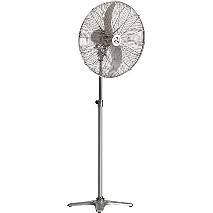 CasaFan Standventilator WM2 Stand Eco 123 W (Ø x H) 65 cm x 158 cm Silber-Grau, Chrom (glänzend) (20