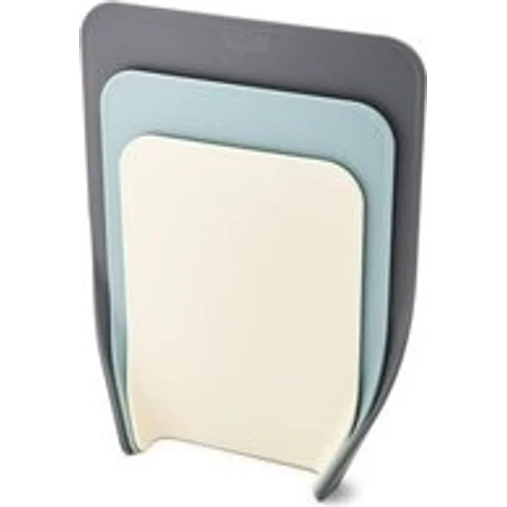 Joseph Joseph 60122 Nest Chop - 3er Set Schneidebretter, Kunststoff, opal, 5.7 x 25.5 x 34.3 cm