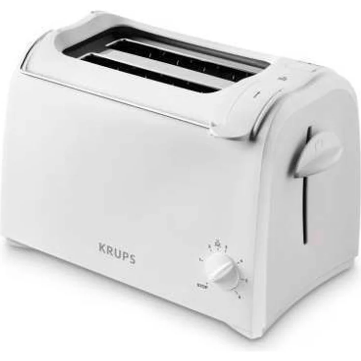 Krups KH1511 Toaster Aroma mit 6 Bräungssufen und 2 Toastschlitze, weiß – Bild 2