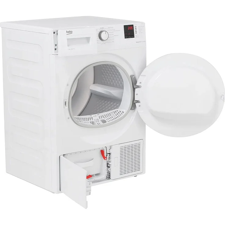 Beko DS7512PA, Wärmepumpentrockner, A+++, Fassungsvermögen 7 kg, Standgerät, Breite 59,5 cm, Startzeitvorwahl, Restlaufzeitanzeige – Bild 2