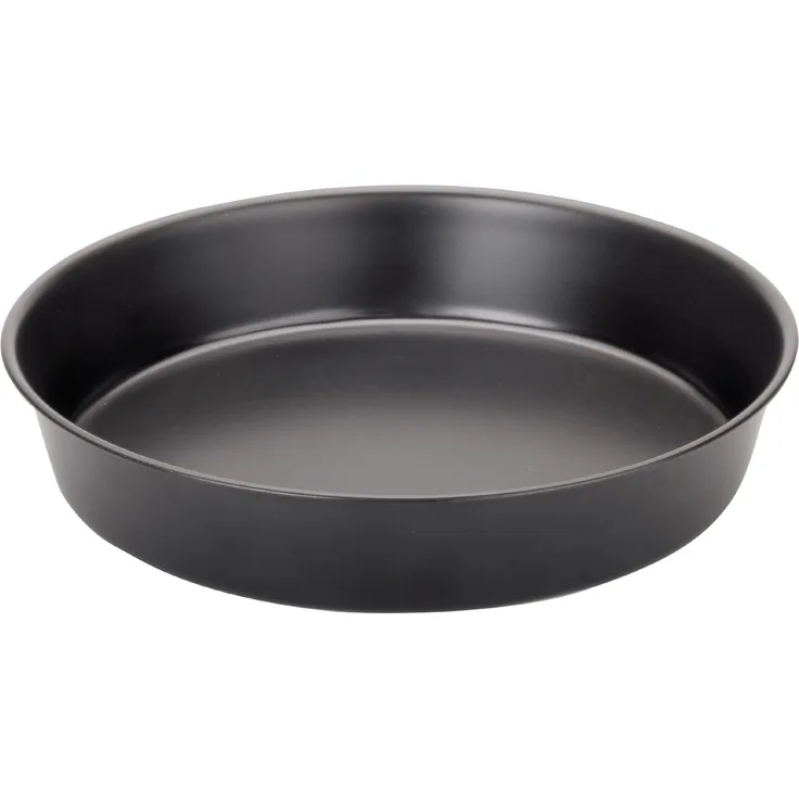 Ibili 824426 Moka Form mit hohem Rand, antihaftbeschichtet, 26 cm, Stahl