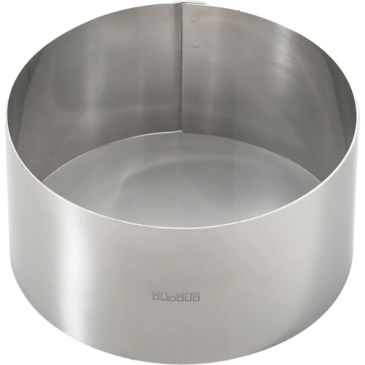 Ibili Clasica Dessertring, Tortenring, Kuchenring, rund, 12 cm Durchmesser, 6 cm Höhe, 1 Stück – Bild 1
