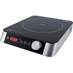 Steba Induktionskochfeld IK 55, robuste Glas-Keramik-Oberfläche, praktische Bedienung durch Drehregler, Kochfläche ø 22 cm, mobil einsetzbar, Touch Control, 2000 W