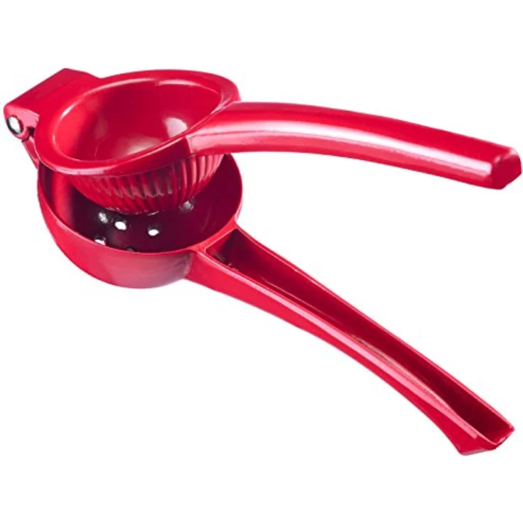 Westmark Zitruspresse mit Zangengriff, Durchmesser: ca. 7 cm, Aluminium, Juicy, Rot, 30952270