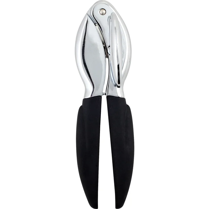 SYNTHESY Dosenöffner Gummigriff Chrom Schwartz