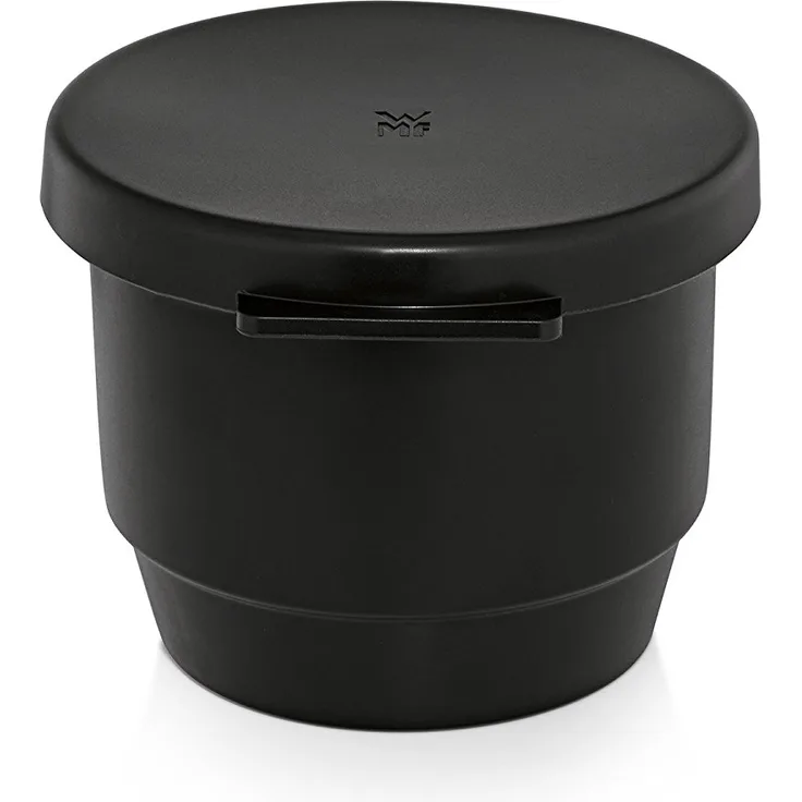 WMF KÜCHENminis Gefrierbehälter als Erweiterung für Eismaschine 3-in-1 für Frozen Yoghurt, Sorbet und Eiscreme, 300 ml, mit Deckel, schwarz