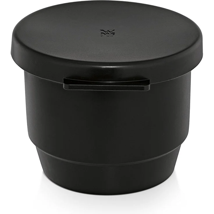 WMF KÜCHENminis Gefrierbehälter als Erweiterung für Eismaschine 3-in-1 für Frozen Yoghurt, Sorbet und Eiscreme, 300 ml, mit Deckel, schwarz – Bild 1