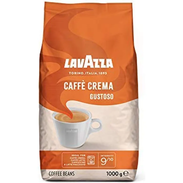 Lavazza Kaffeebohnen - Caffè Crema Gustoso - 1er Pack (1 x 1 kg)