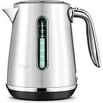 SAGE SKE735SHY the Soft Top Luxe Wasserkocher in Premium-Metallic-Lackierung mit Chrom-Akzenten, Gebürsteter Edelstahl