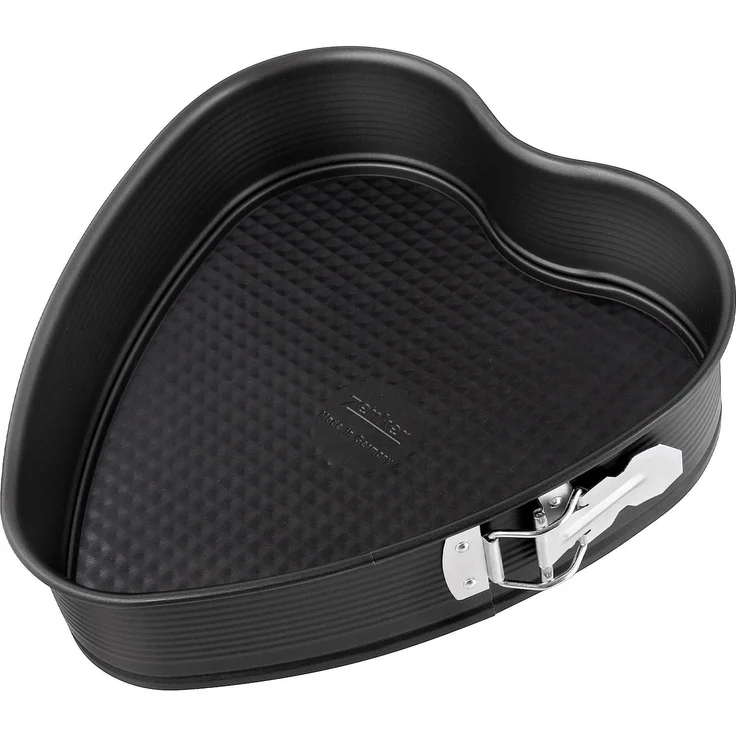 Zenker Herzspringform, Ø 26 cm Special Creative Herz-Backform Marken-Backform, für das Backen mit Liebe, ein großes Herz für Lieblingsmenschen, Menge: 1 Stück, Farbe: schwarz – Bild 2