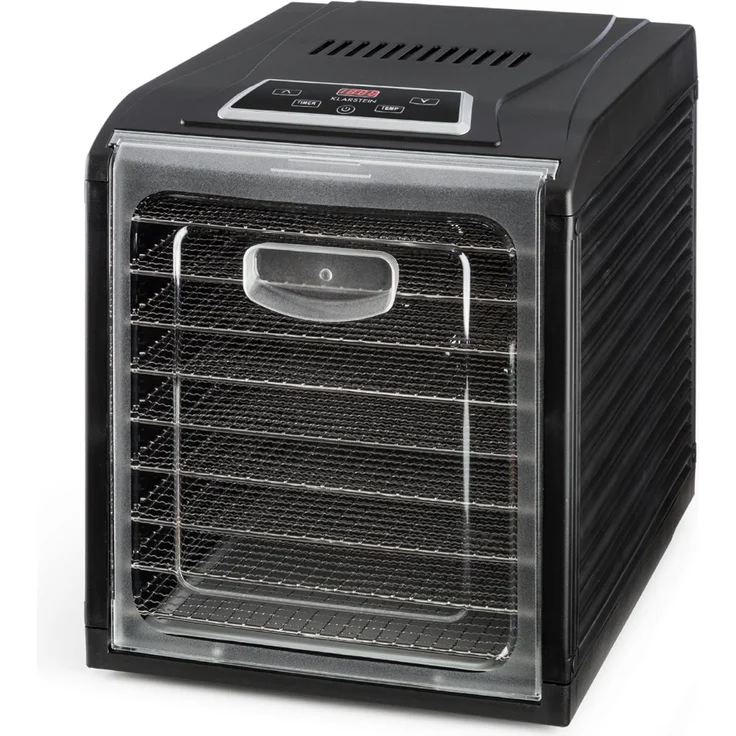 Klarstein Fruit Jerky Plus 9 Dörrautomat Timer 9 Ablagen 600-700W schwarz – Bild 8
