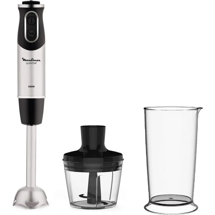 Moulinex 599392031 - Quickcheff Handmixer mit Zerkleinerer