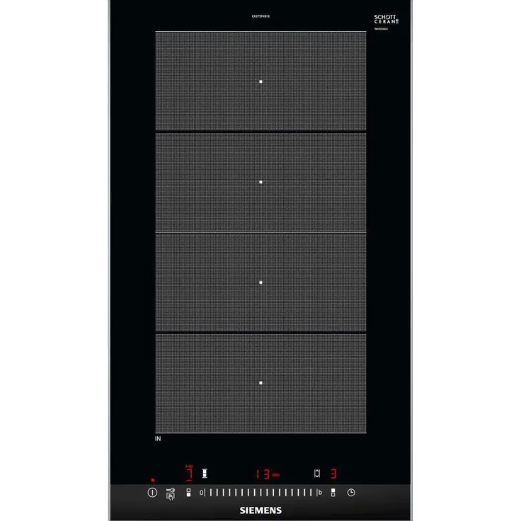 Siemens EX375FXB1E iQ700 Kochfeld Elektro - Ceran-Glaskeramik - 30,2 cm - Power Boost Funktion - schwarz