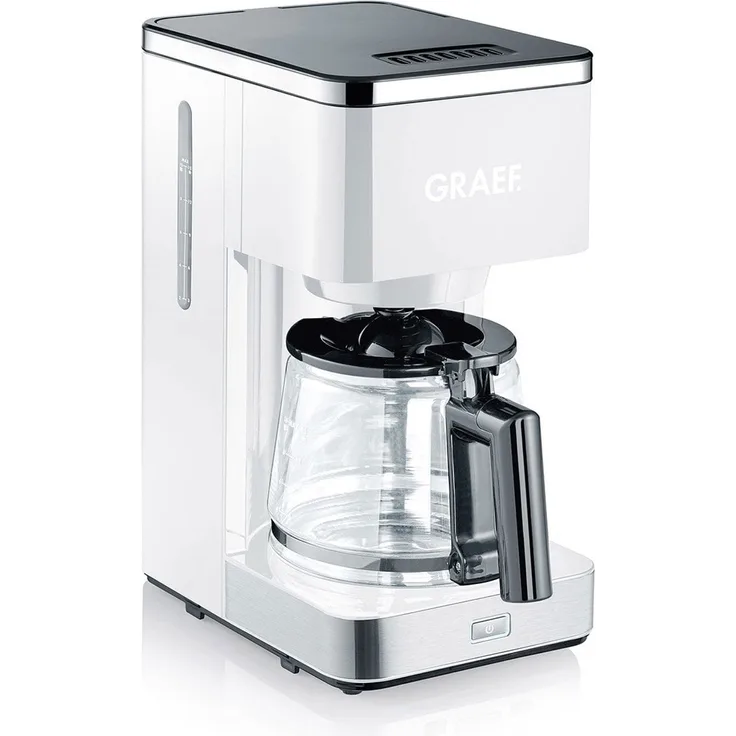 GRAEF FK 401 Kaffeemaschine, Tropfstopp, Vorbrühfunktion, weiß