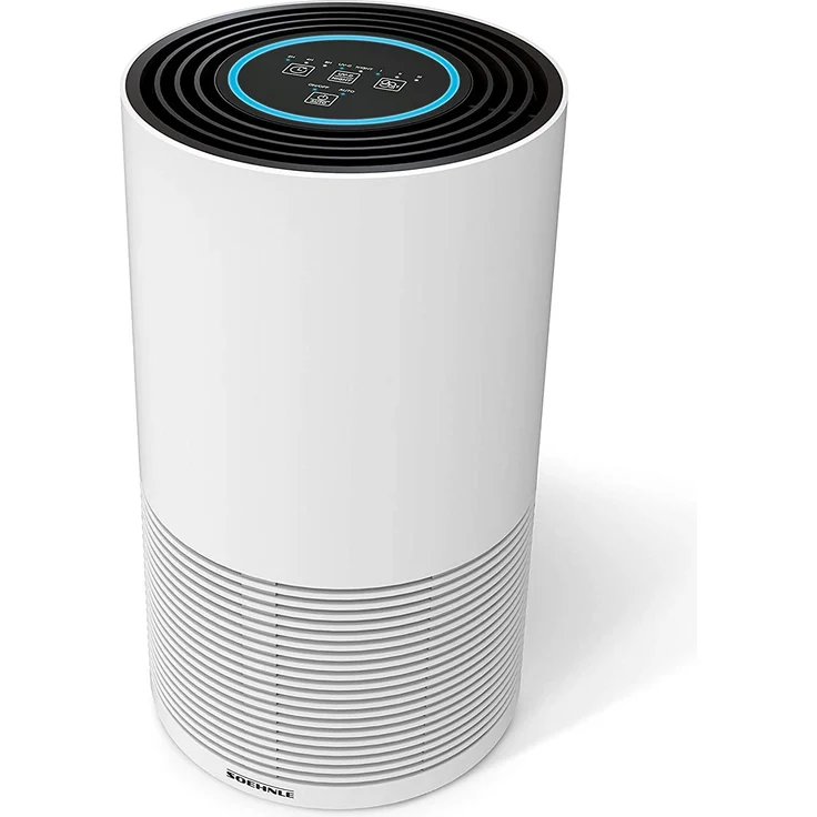 Soehnle Airfresh Clean 400 Luftreiniger, 4-stufiges Filtersystem, mit HEPA-Filter und UV-C Licht, Nachtmodus, 4 Stufen – Bild 1