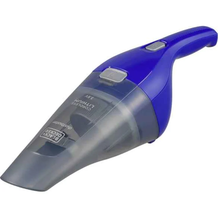 Black + Decker NVC115WA-QW, NVC115WA-QW-Aspirador Mano. Potencia 3,6V 1,5Ah. Boca fina. Incluye accesorios. Cargador de pared, Blau, 385 ml, 8 W, 385 milliliters – Bild 1