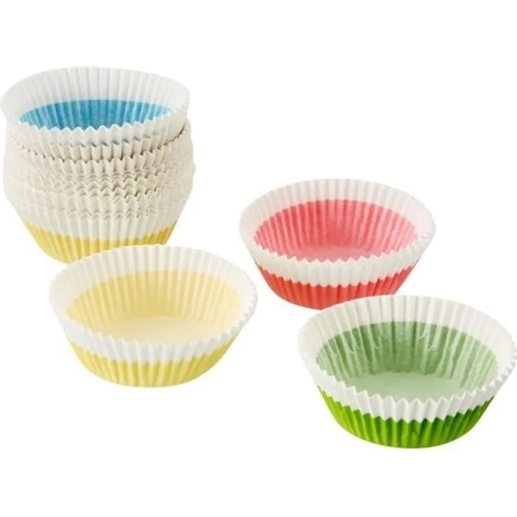 Zenker 684848 Papierförmchen Farbe groß, Papier, Mehrfarbig, 22 x 12 x 4 cm