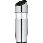 WMF Elektrische Kippmühle, Salz und Pfeffermühle, unbefüllt Cromargan, Edelstahl matt Glas, Keramikmahlwerk H 20 cm