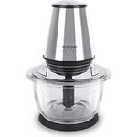 CASO UZ 400 ? Universal- Zerkleinerer, 4 hochwertige Messer aus rostfreiem Edelstahl, robuster Glasbehälter mit 1,2 Liter Kapazität, ideal als Zerkleinerer für Obst, Gemüse, Fisch, Fleisch, Nüsse