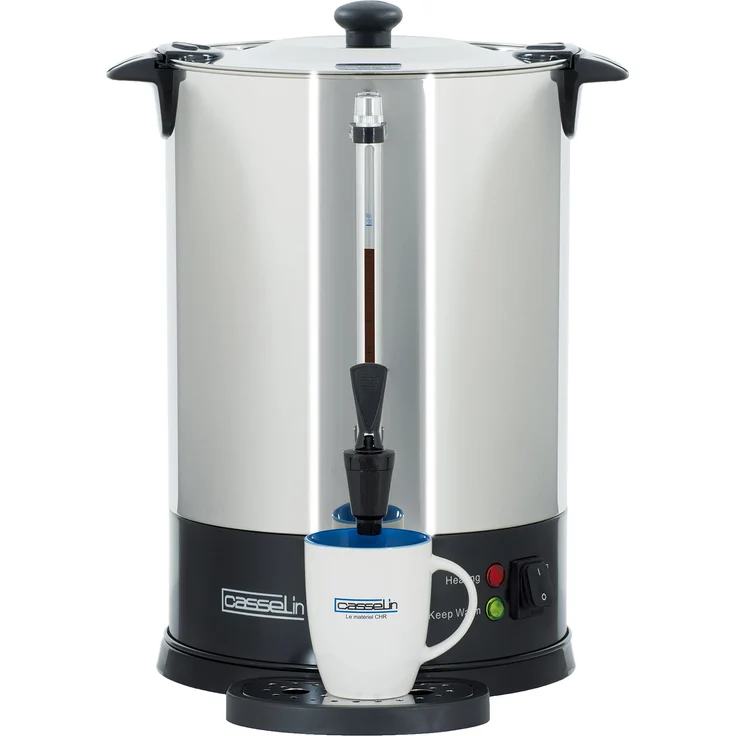 CASSELIN CPC100S Kaffeevollautomat 100 Tassen Sp, Edelstahl – Bild 1