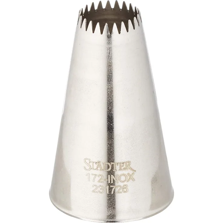 Städter Tülle, Edelstahl, Silber, 8mm