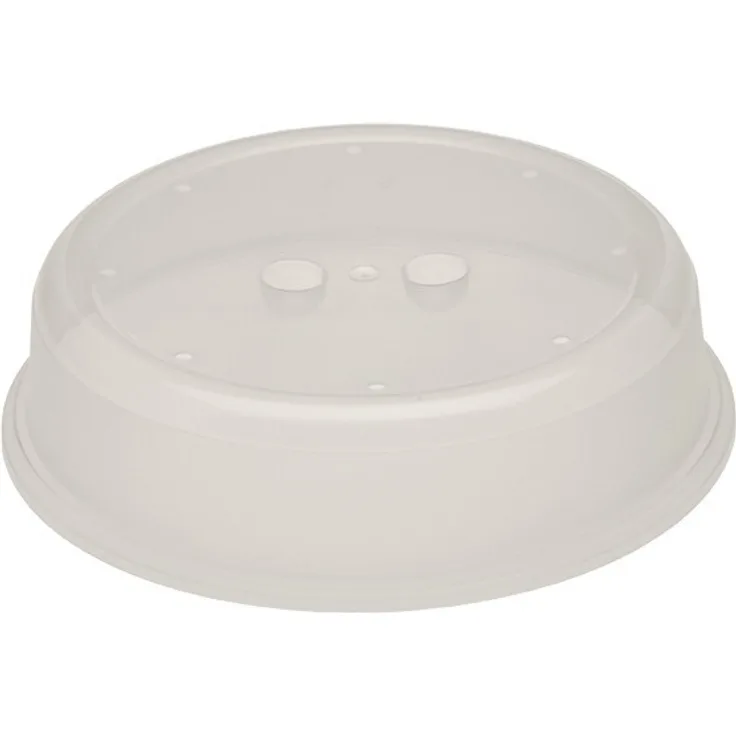 keeeper Mikrowellenabdeckhaube, Polypropylen, Natur-transparent, 26.5 x 1 x 26.5 cm