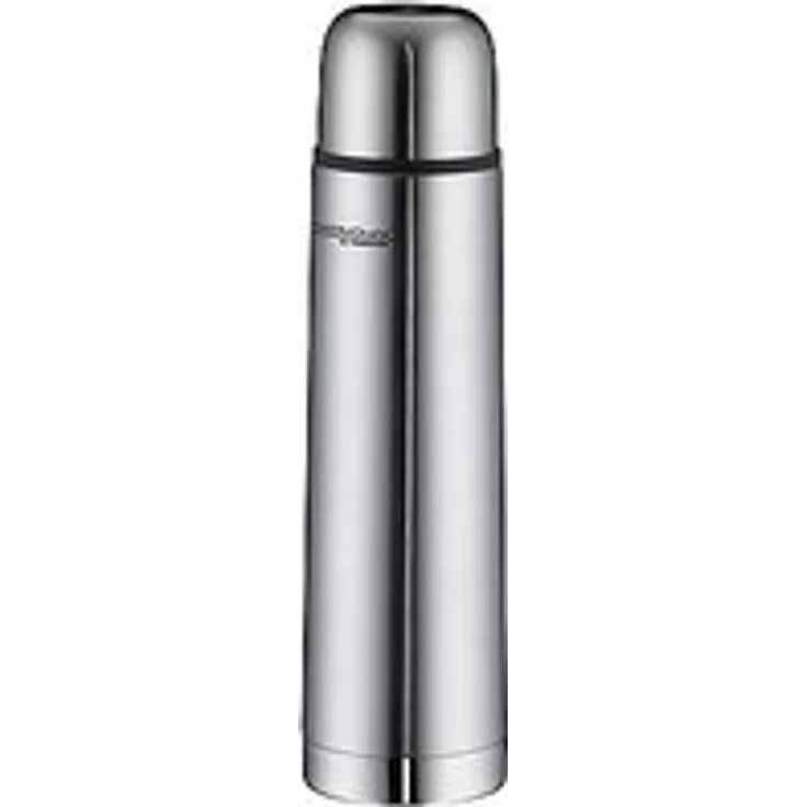 ThermoCafé by THERMOS 4058.205.070 Thermosflasche Everyday, Edelstahl mattiert 0,7 l, Drehverschluss mit Trinkbecher, BPA-Free