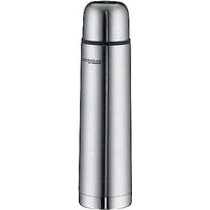 ThermoCafé by THERMOS 4058.205.070 Thermosflasche Everyday, Edelstahl mattiert 0,7 l, Drehverschluss mit Trinkbecher, BPA-Free