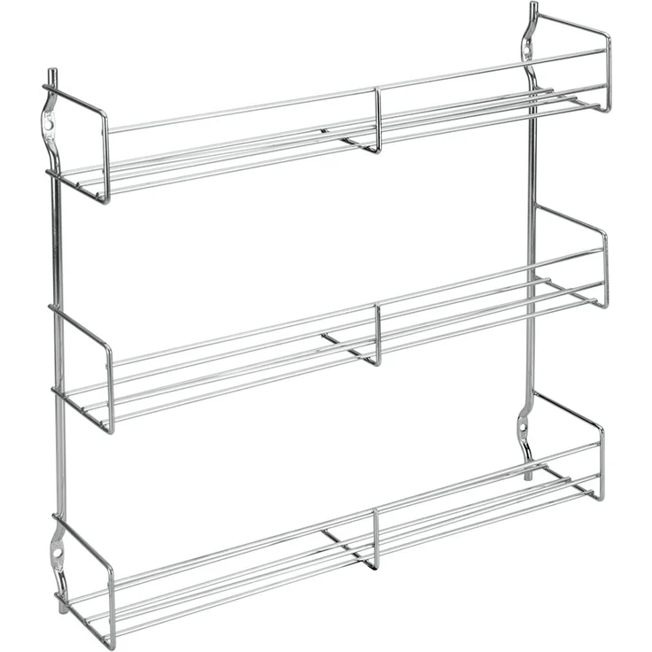 Metaltex 364613010 Gewürzregal 3-Etagen verchromt – Bild 1