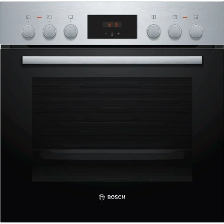 Bosch HEF113BS1, Backofen, A, Einbaugerät, elektrisch, Volumen 66 l, 3D-Heißluft Plus, Vollglas-Innentür, LED-Display – Bild 1