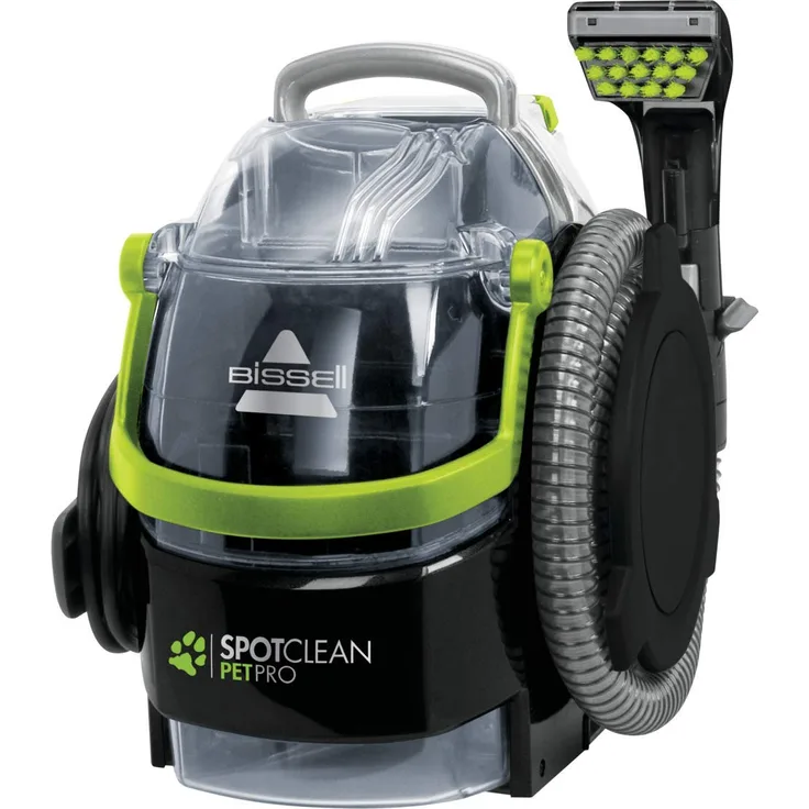 Bissell 15585 SpotClean Pet Pro Portable Flecken-Reinigungsgerät, 750 Watt, tragbar, schwarz-grün 84 Dezibel