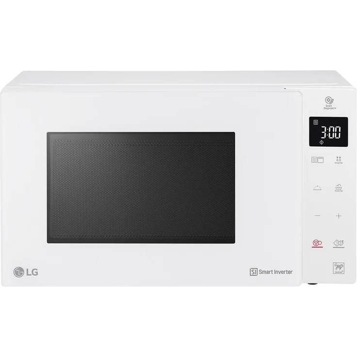 LG MH6336GIH Mikrowelle mit Grill, Standgerät, 23 Liter Garraum, Leistung 1150 Watt, weiß