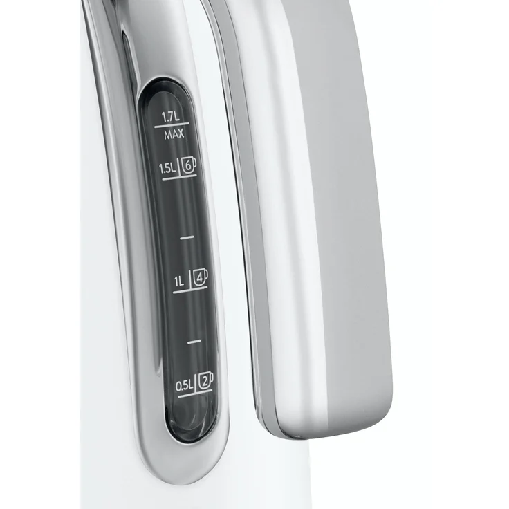 SMEG KLF03WHMEU Edelstahl-Wasserkocher, 2400W, 1,7L Volumen, weiß matt – Bild 5