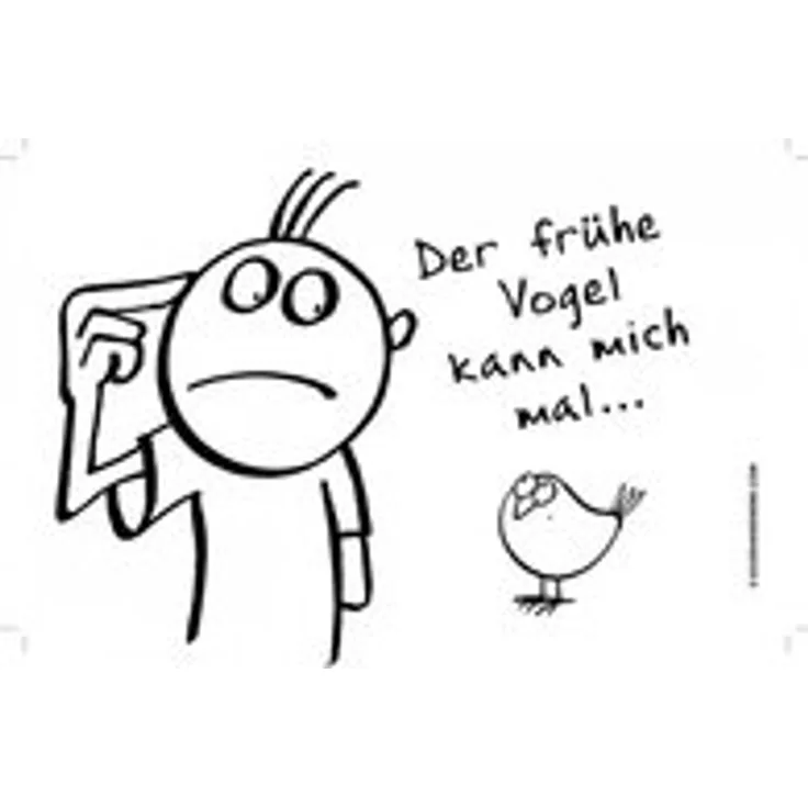 Gilde Frühstücksbrettchen DER FRÜHE VOGEL... Brettchen